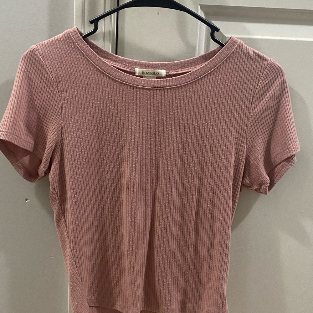 Bozzolo Pink Top Size M